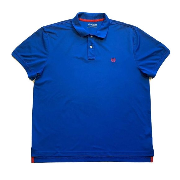 Chaps Sport Golf Polo Shirt Mens XL Short Sleeve Stretch‎ Performance Athletic - Picture 1 of 12